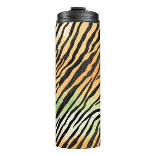 Bouteilles Isothermes Peaux de tigre rayées modernes Imprimer gros félin