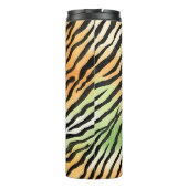 Bouteilles Isothermes Peaux de tigre rayées modernes Imprimer gros félin (Dos)