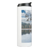 Bouteilles Isothermes Pêche-cadeau à la retraite à l'aquarelle du lac (Tourné sur la gauche)