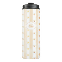 Pêche et Blancs - Coeurs, Fleur, Empreinte de patt