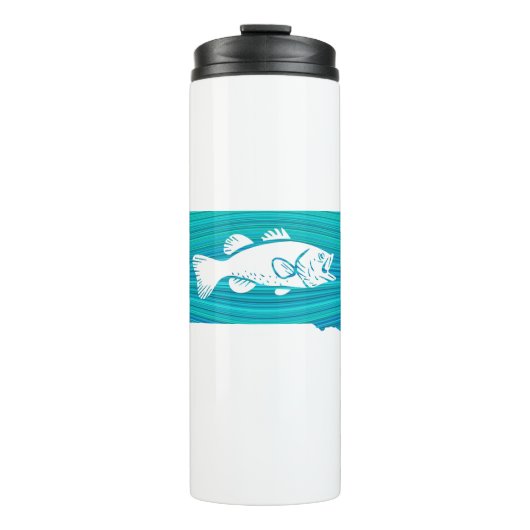 Bouteilles Isothermes Pêche par vagues du Dakota du Sud (Devant)