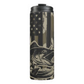 Bouteilles Isothermes Pêcheur de basse Camo Drapeau Bottomland Camo (Devant)