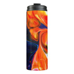 Bouteilles Isothermes Peinture à encre éclatée : Abstraite colorée
