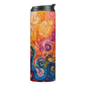 Bouteilles Isothermes Peinture à l'huile de tourbillons psychédélique (Tourné sur la gauche)