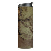 Bouteilles Isothermes Peinture abstraite Brown et noire (Tourné sur la gauche)