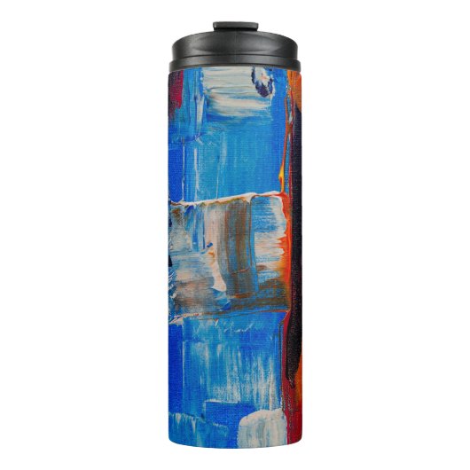 Bouteilles Isothermes Peinture abstraite couleur aérée (Devant)