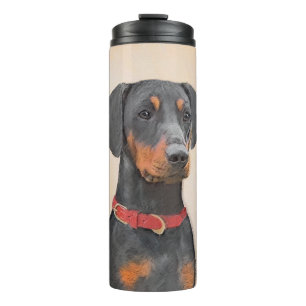 Bouteilles Isothermes Peinture allemande Pinscher peinture art animal or