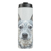 Bouteilles Isothermes Peinture australienne sur le chien de bétail - Bea (Devant)