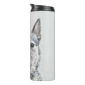 Bouteilles Isothermes Peinture australienne sur le chien de bétail - Bea (Tourné sur la droite)