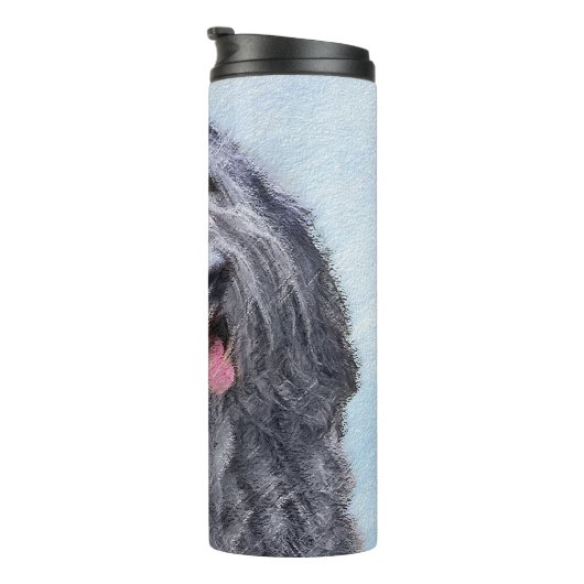 Bouteilles Isothermes Peinture Bergamasco Sheepdog - Chien original mign (Tourné sur la droite)
