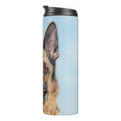 Bouteilles Isothermes Peinture berger allemande - jolie art original chi (Tourné sur la droite)