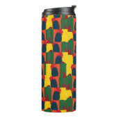 Bouteilles Isothermes Peinture colorée Abstraite (Tourné sur la gauche)