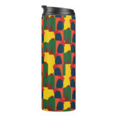 Bouteilles Isothermes Peinture colorée Abstraite (Tourné sur la droite)