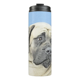 Bouteilles Isothermes Peinture de Mastiff Anglais (Fauve) - Art de Chien