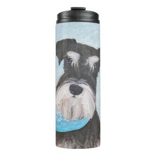 Bouteilles Isothermes Peinture de Schnauzer (Miniature) - Chien Original