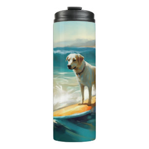 Bouteilles Isothermes Peinture de Surf sur Plage de Berger Anatolien