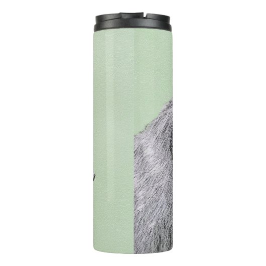 Bouteilles Isothermes Peinture de Wolfhound irlandais - Joli art origina (Dos)