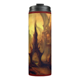 Bouteilles Isothermes Peinture d'Imaginaire 10 - Temple du mal