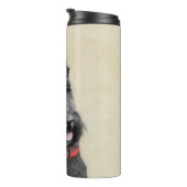 Bouteilles Isothermes Peinture écossaise Terrier - Cute Original Chien A (Tourné sur la droite)