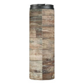 Bouteilles Isothermes Peinture en bois d'orignal style rustique (Dos)