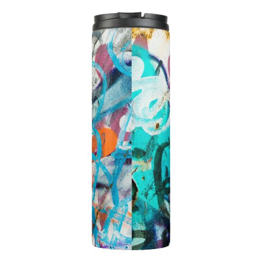 Bouteilles Isothermes Peinture endommagée en béton, patinée, murale usée (Dos)