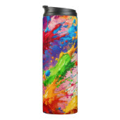 Bouteilles Isothermes Peinture humide colorée design (Tourné sur la droite)