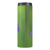 Bouteilles Isothermes Peinture Iris Violet - Art Fleur Originale (Dos)