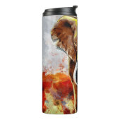 Bouteilles Isothermes Peinture moderne à l'huile d'éléphant Abstraite (Tourné sur la gauche)