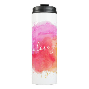 Bouteilles Isothermes Peinture rose moderne