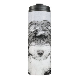 Bouteilles Isothermes Peinture Tibétaine Terrier - Cute Original Chien A