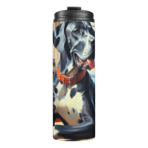 Bouteilles Isothermes Peinture vintage à grande couche