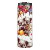 Bouteilles Isothermes Peinture vintage Cute Koala sans couture (Dos)