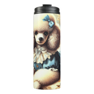 Bouteilles Isothermes Peinture vintage de caniche