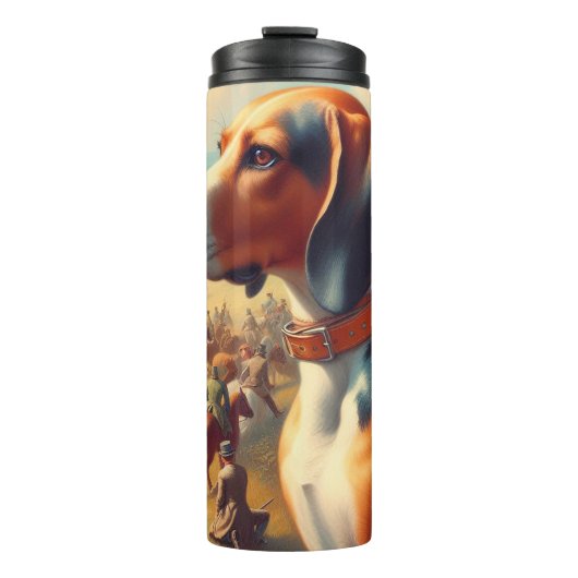 Bouteilles Isothermes Peinture vintage pour chien de collection (Devant)