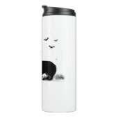 Bouteilles Isothermes Pembroke Welsh Corgi Chien - Halloween Moon Silhou (Tourné sur la droite)