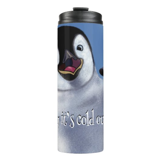 Bouteilles Isothermes Penguin d'hiver (Devant)