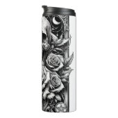Bouteilles Isothermes Pentacle Skeleton Skeleton & Rose Tarot Art (Tourné sur la droite)