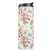 Bouteilles Isothermes Peonées roses poussiéreuses (Tourné sur la gauche)