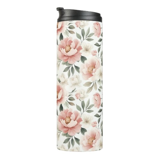 Bouteilles Isothermes Peonées roses poussiéreuses (Tourné sur la droite)