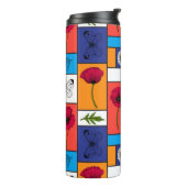 Bouteilles Isothermes Pépites dans des boîtes colorées thermo tumbler (Tourné sur la gauche)