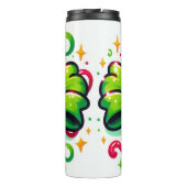 Bouteilles Isothermes Peppermint Joy: Holiday Candy Character (Dos)