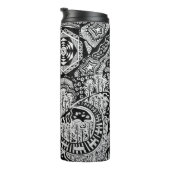 Bouteilles Isothermes Perdu dans l'art de l'encre noire et blanche du Pi (Tourné sur la droite)