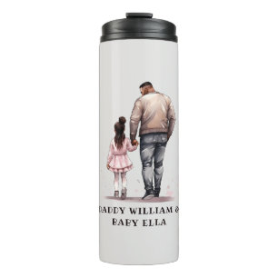 Bouteilles Isothermes Père et fille noirs personnalisées (2)