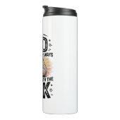 Bouteilles Isothermes père et fils avec le lait paresseux design graphiq (Tourné sur la droite)