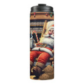 Bouteilles Isothermes Père Noël dort Noël (Devant)