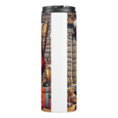 Bouteilles Isothermes Père Noël dort Noël (Dos)