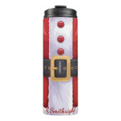 Bouteilles Isothermes Père Noël Festive Ceinture et costume (Devant)