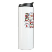 Bouteilles Isothermes Père Noël Infirmière Favorite, Joyeuse Infirmière, (Tourné sur la gauche)