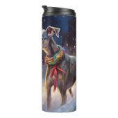 Bouteilles Isothermes Période des Fêtes de Noël Greyhound (Tourné sur la droite)