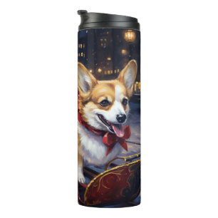 Bouteilles Isothermes Période festive de Noël Corgi